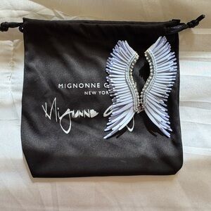 Mignonne Gavigan Blue and White Wing Earrings